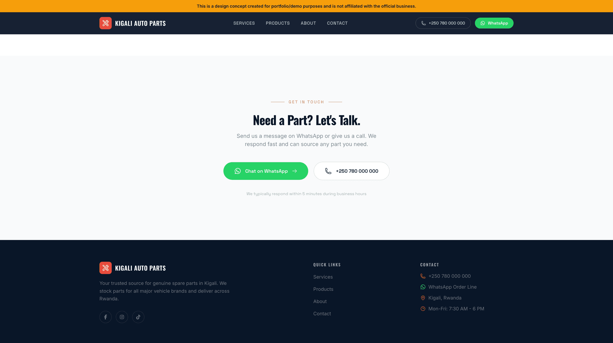 Kigali Auto Parts | Genuine Spare Parts screenshot 2