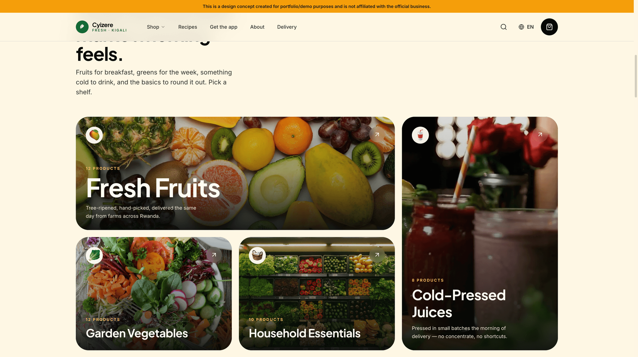 Cyizere Fruits | Fresh Produce Delivery screenshot 2