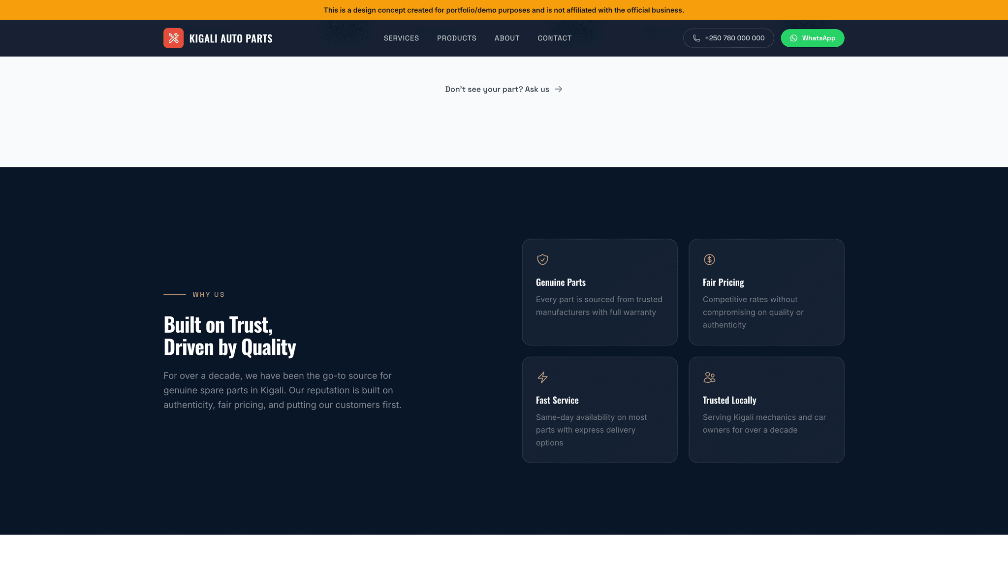 Kigali Auto Parts | Genuine Spare Parts screenshot 3