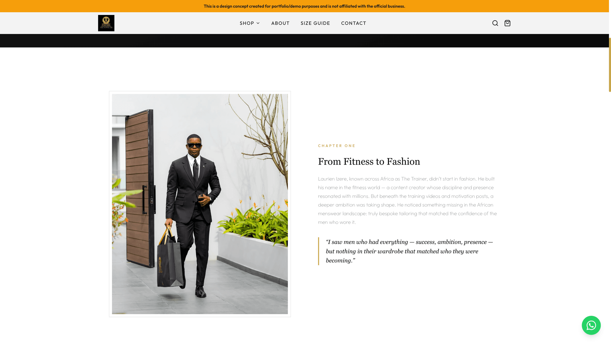 Empire Menswear | Bespoke Tailoring screenshot 4