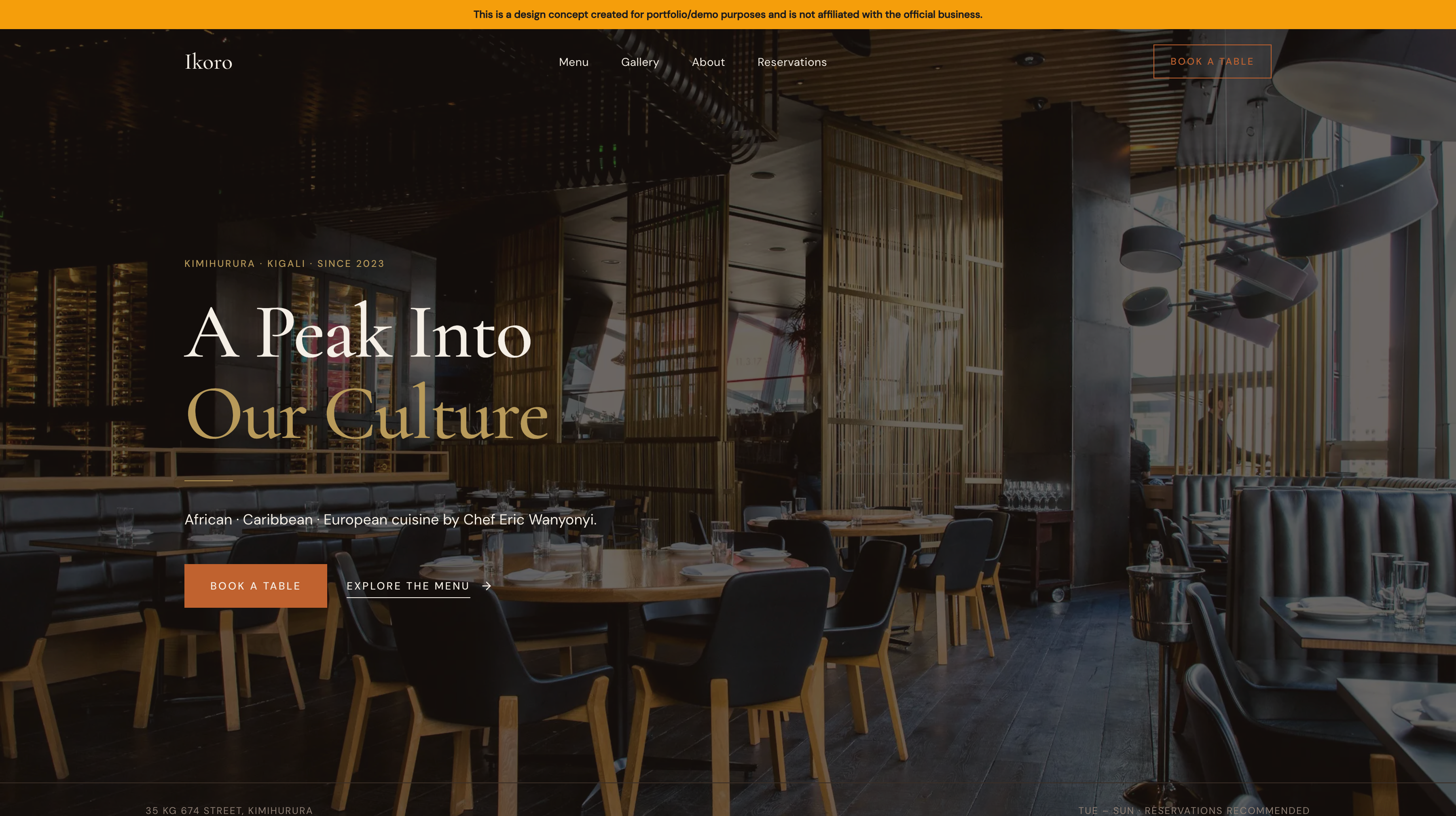 Treasures of Ikoro | Fine Dining
